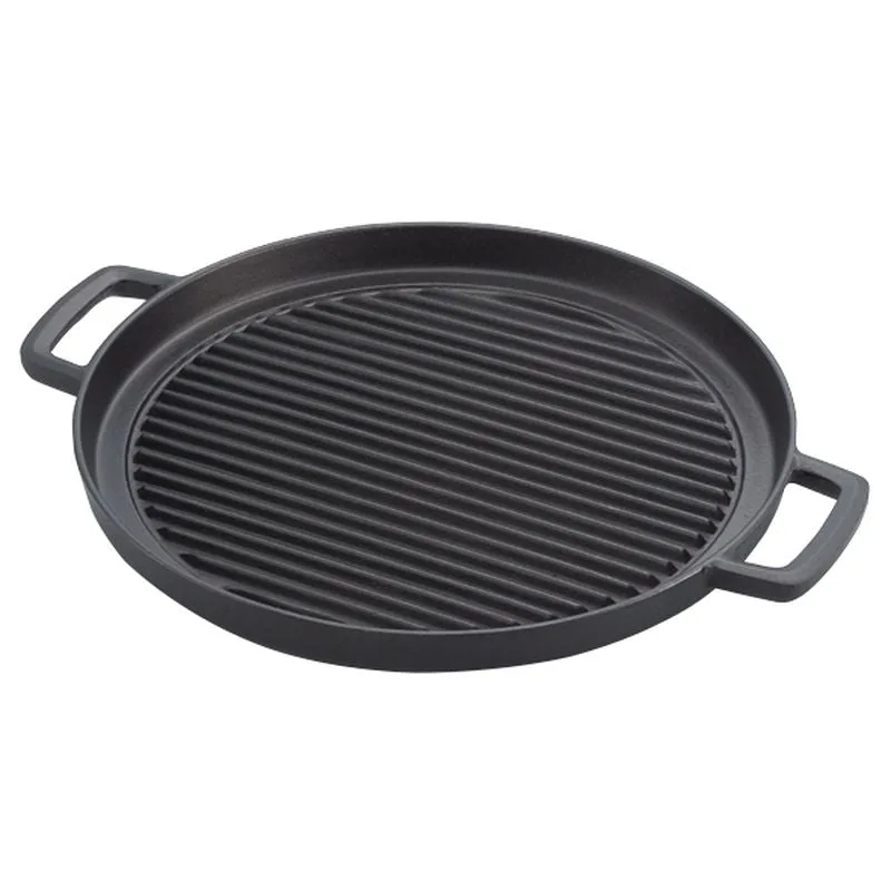 Kerek öntöttvas grilllap